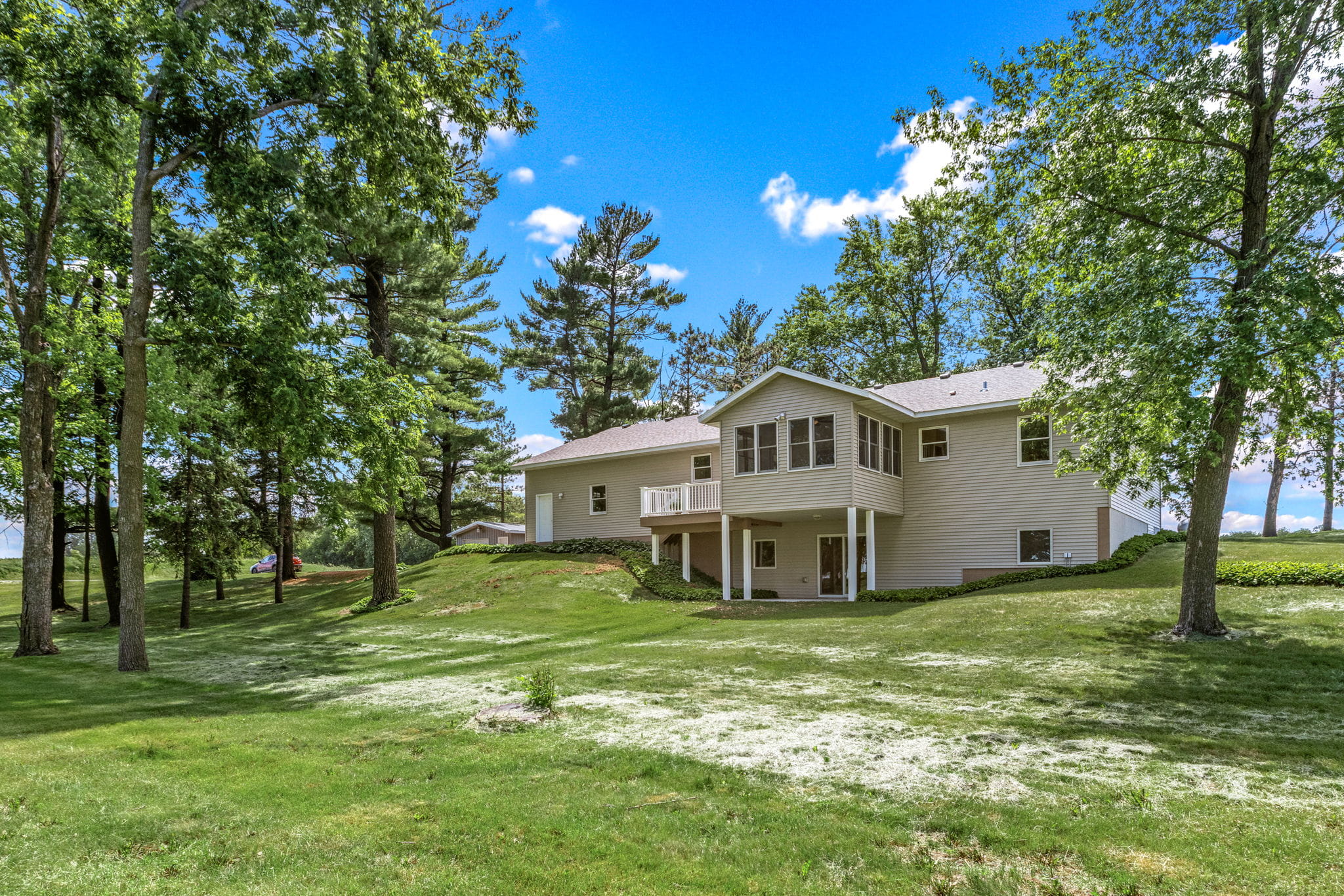 Rear exterior with deck